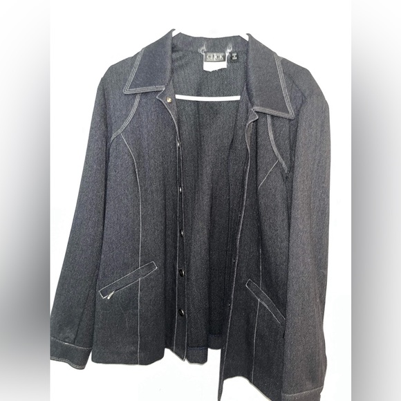 Polyester jacket! Western style, size 2x - Picture 2 of 3